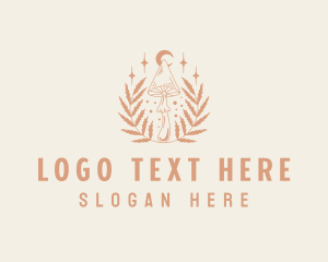 Natural Organic Mushroom Logo