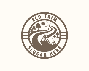 Eco Park Camping logo design