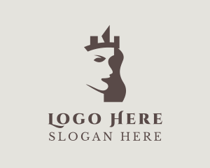 Elegant Tiara Queen Logo