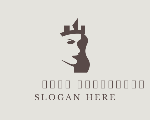 Heraldry - Elegant Tiara Queen logo design