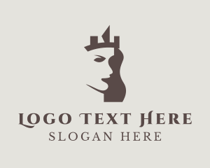 Queen - Elegant Tiara Queen logo design