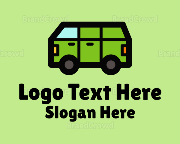 Camper Van Transport Logo