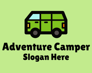 Camper - Camper Van Transport logo design