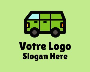 Transportation - Camper Van Transport logo design