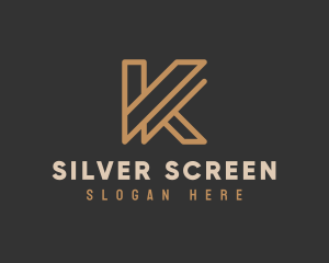 Luxury Modern Brand Letter K logo design