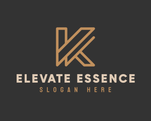Brand - Luxury Modern Brand Letter K logo design