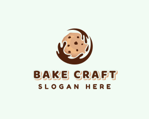 Chocolate Cookie Dessert logo design