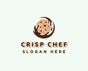 Chocolate Cookie Dessert logo design