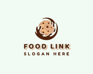 Chocolate Cookie Dessert logo design