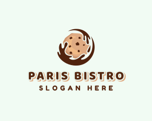 Chocolate Cookie Dessert logo design