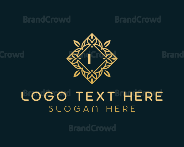 Luxury Floral Jeweller Logo