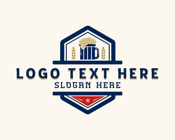 High End - Beer Mug Brewery logo design