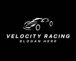 Car Racing Vehicle logo design