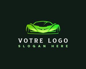 Rental - Luxury Sports Car logo design