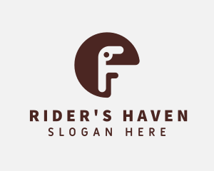 Biker - Rider Helmet Biker logo design