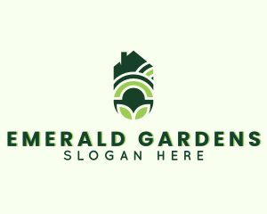 House Gardening Plant logo design