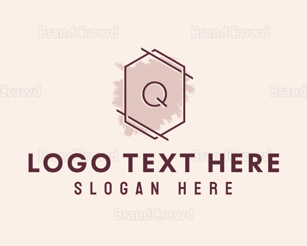 Hexagon Boutique Letter Q Logo