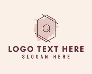 Paint - Hexagon Boutique Letter Q logo design