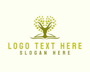 Library - Learning Tree School logo design