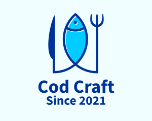 Cod - Seafood Fine Dining logo design