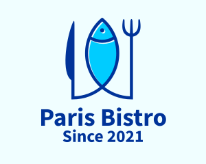 Seafood Fine Dining  logo design