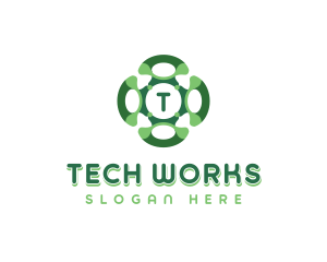 Website Tech Company logo design