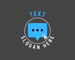 Digital Chat Application logo design