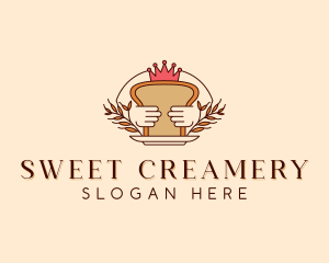 Crown Wheat Bread logo design