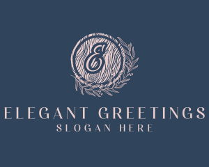 Wellness Floral Wreath Spa logo design