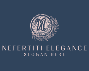 Wellness Floral Wreath Spa logo design