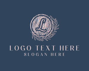 Elegant - Wellness Floral Wreath Spa logo design