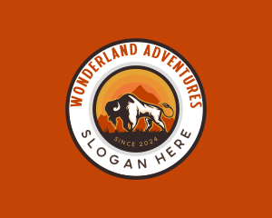 Wild Bison Mountain logo design