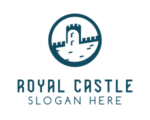 Castle - Castle Fort Royal Tower logo design