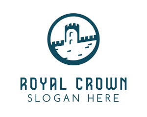 Royal - Castle Fort Royal Tower logo design