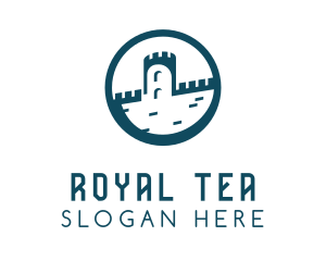 Castle Fort Royal Tower logo design