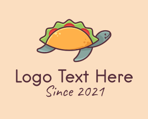 Meal Delivery - Mexican Taco Turtle logo design