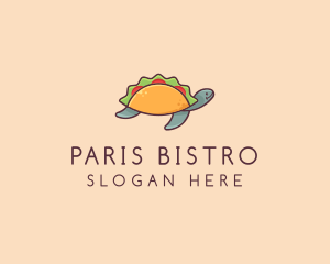 Mexican Taco Turtle logo design