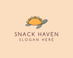 Mexican Taco Turtle logo design