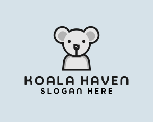 Koala Bear Wine  logo design