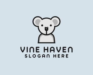 Koala Bear Wine  logo design