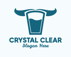 Glass - Milk Glass Horns logo design