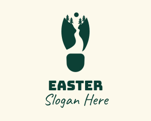 Marathon - Outdoor Camping Footprint logo design