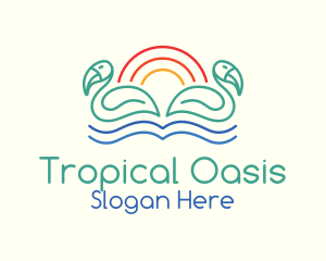 Tropical - Tropical Summer Birds logo design