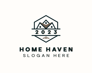 Home Residential Roofing  logo design