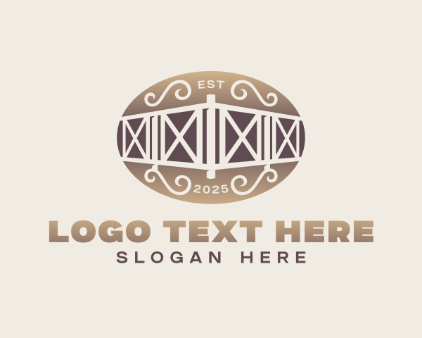 Privacy - Gate Barrier Fence logo design
