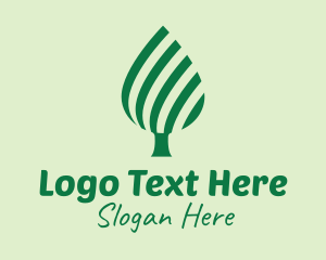 Vegetarian - Green Leaf Farm logo design