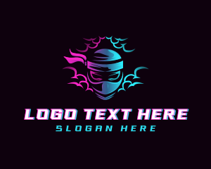 Stealth - Neon Ninja Gaming logo design