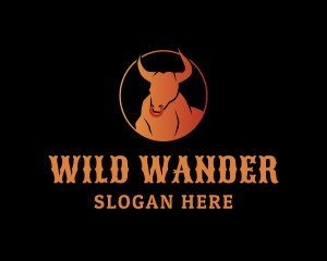 Wild Bull Ranch logo design