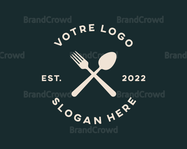 Restaurant Kitchen Cutlery Logo