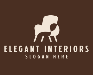 Chair Furniture Home Decoration logo design